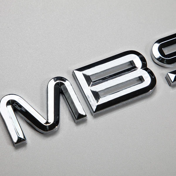 Kromattu ABS 3D Emblem Automotive Hope Mirror värilogo