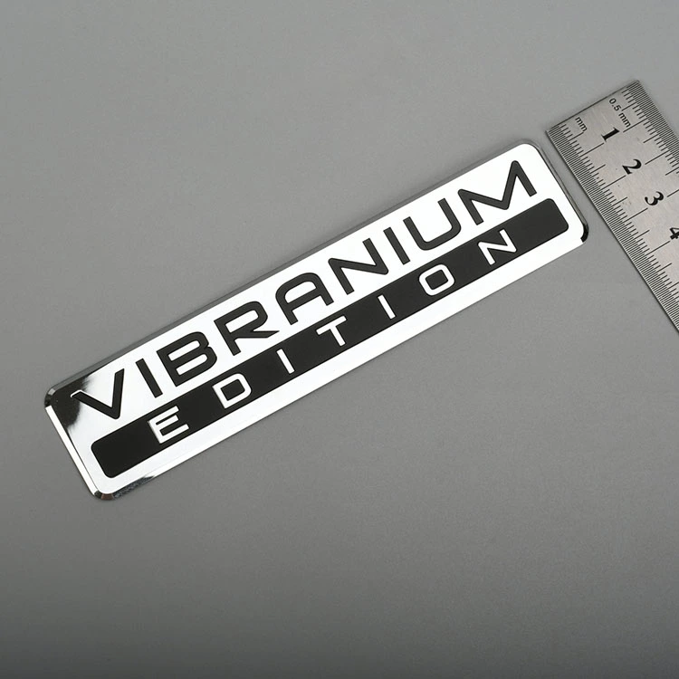 Electroform Metal Label Nickel -logotarra