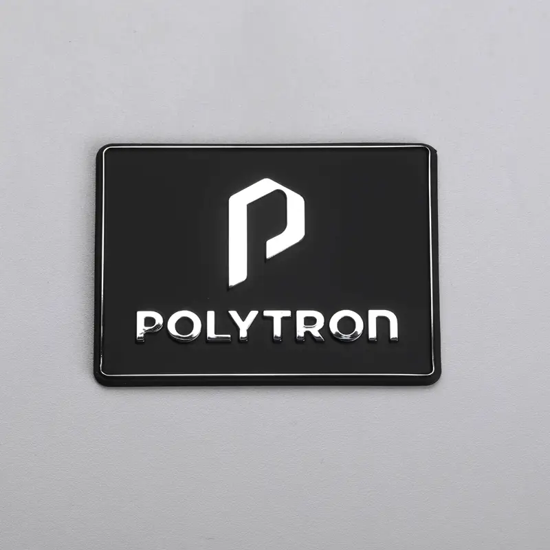 Räätälöity 3D Electroform Logo kromi nikkelimetallitarra