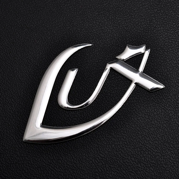 3D -logo pehmeä tarra