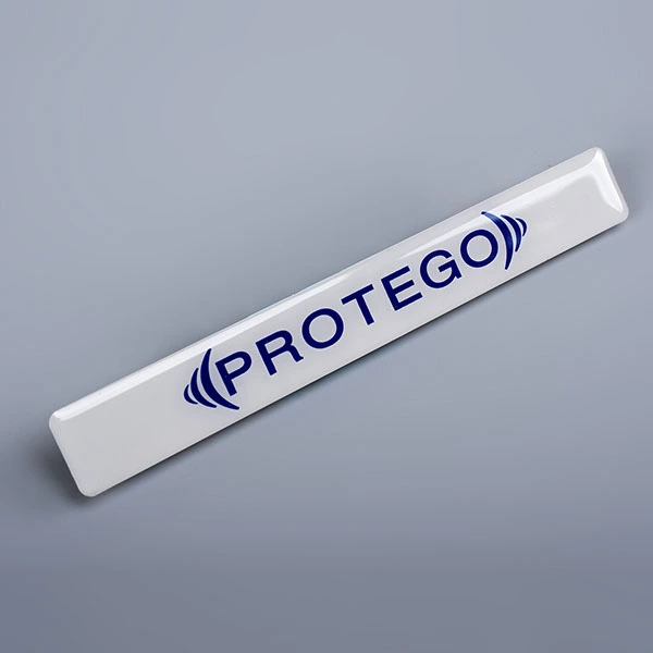 3D Dome Label Logo Epoksi pyöreä korotettu paino kristalli epoksihartsi tarra
