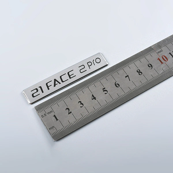 3D -nikkelin etiketti tarra