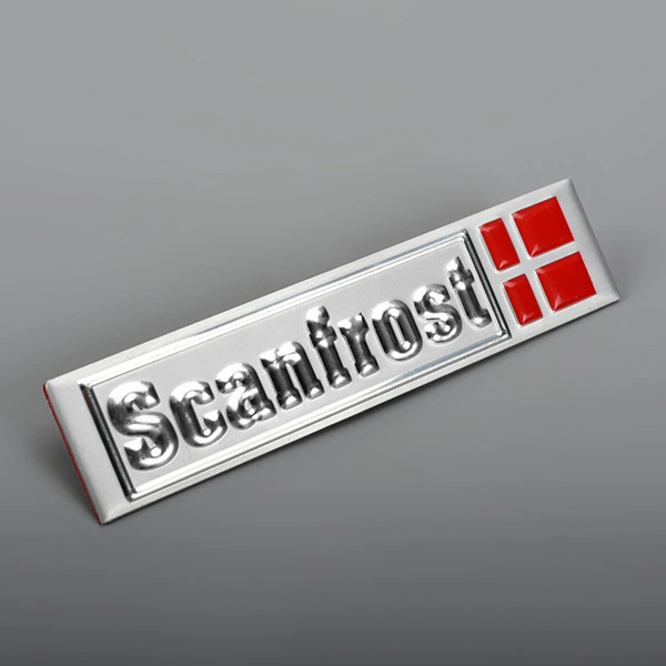 Metallin nimi Plate -alumiini -etiketti