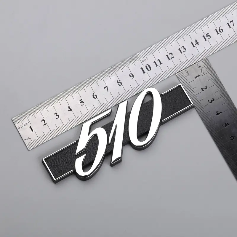 ABS Chrome Emblem 3D -auton logomerkki