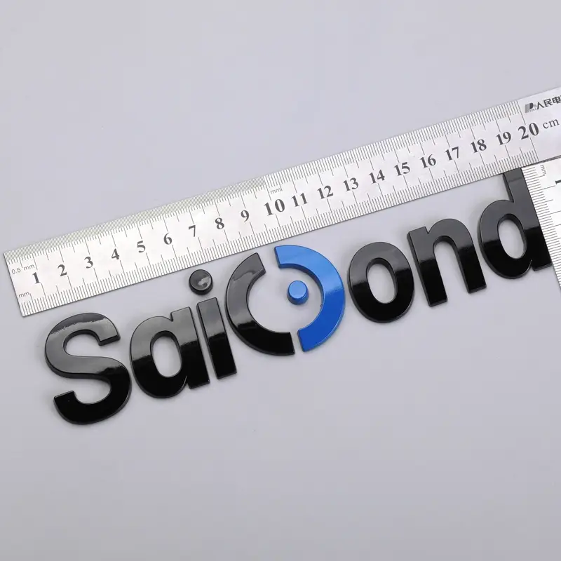 ABS muovinen tunnus ABS 3D kodin sähköinen nimikilpi