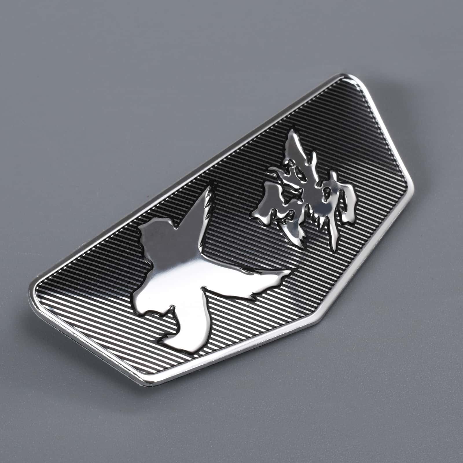 Tuotemerkin logo Korosta alumiinilogoa