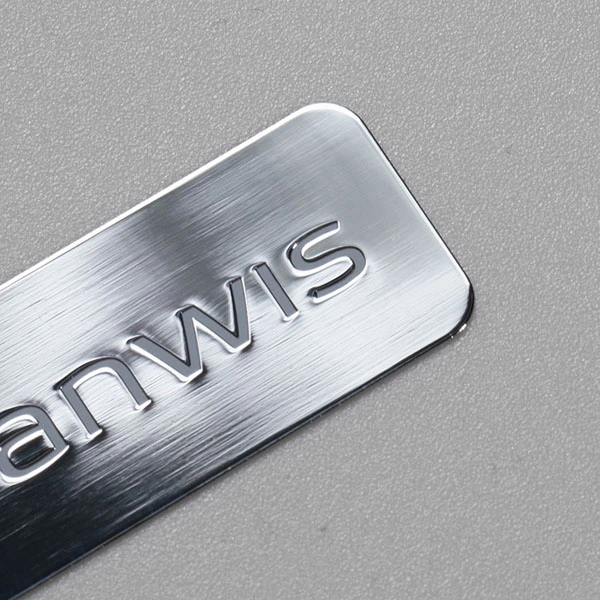 Metallic Letters Labels