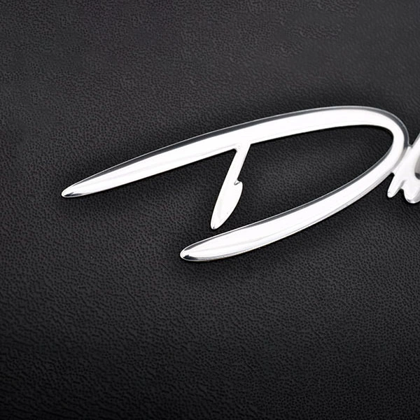 3D Kaareva Dome Pehmeä Kodinkoneet Badge Chrome Pehmeä Logotarra