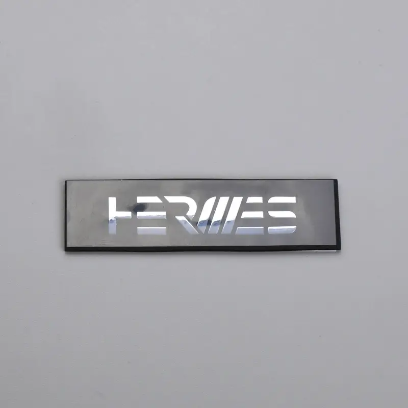ABS 3D kromi Logo Muovinen Boiler Emblem Itseliimautuva tarra
