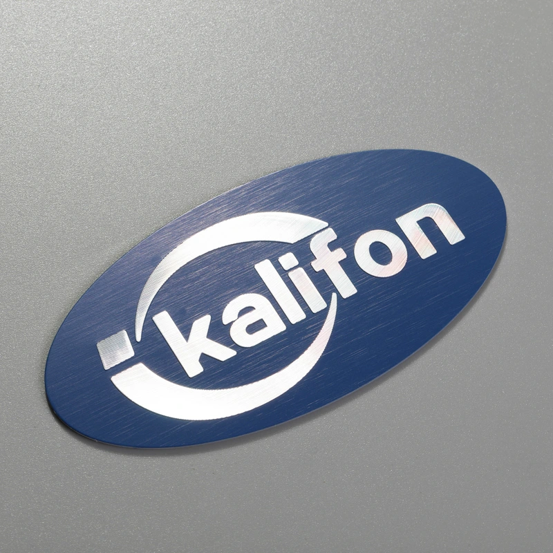 Koneen metallipainevalualumiinimerkki