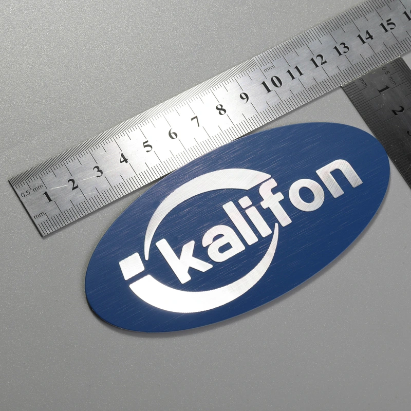 Koneen metallipainevalualumiinimerkki