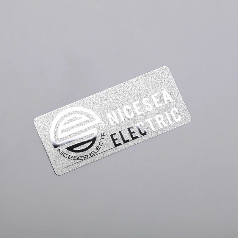 Chrome hopea -logotarra nikkelitarra 3M-liimalla