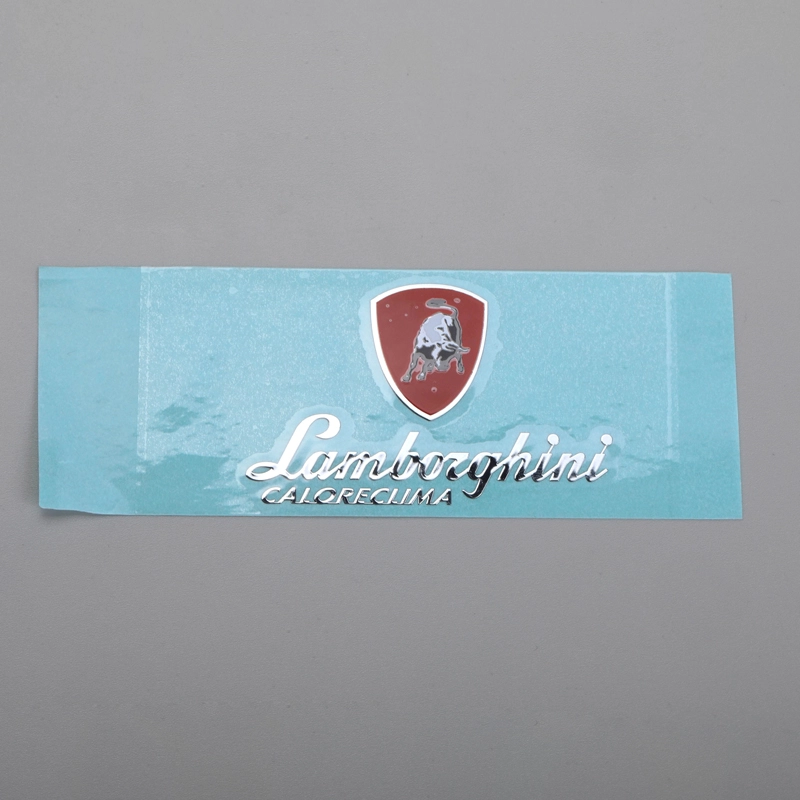 Metallin galvanointitarratulostus värikäs logotarra