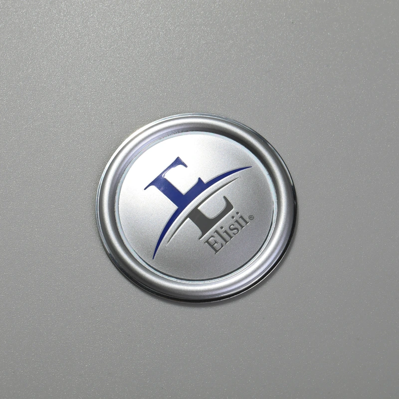 Alumiininen etiketti mukautettu logo 3d kohokuvioitu tarra
