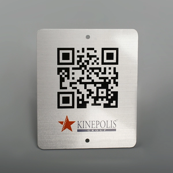 QR-koodi alumiinitarra