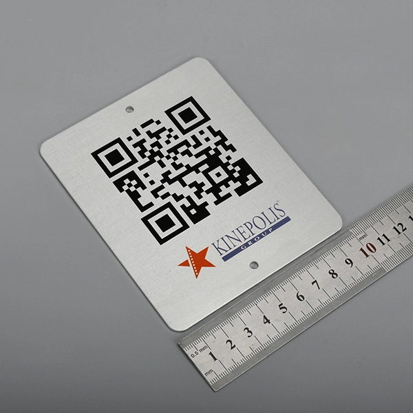 QR-koodi alumiinitarra